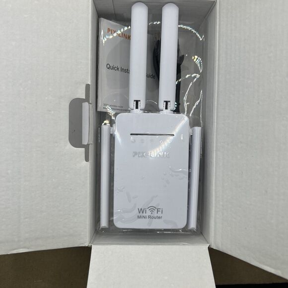 Pix-Link LV-WR09 300Mbps Wireless-N Wifi Signal Booster Repeater/Router/AP - Picture 5 of 6